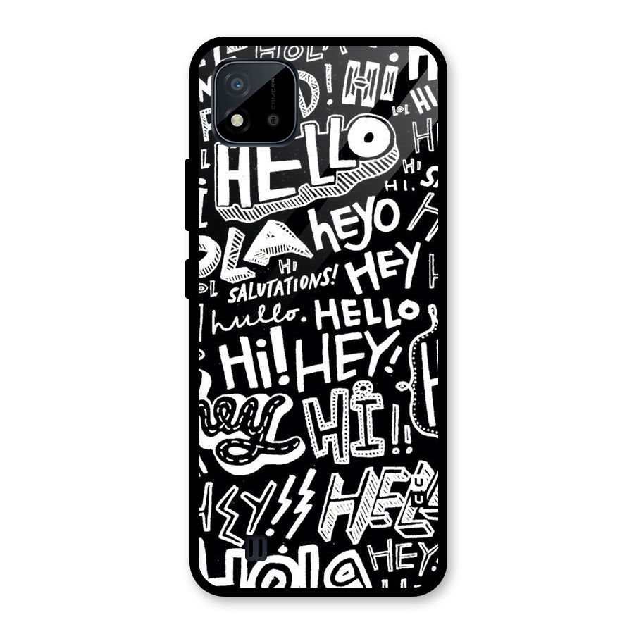 My Friend Glass Back Case for Realme C11 2021