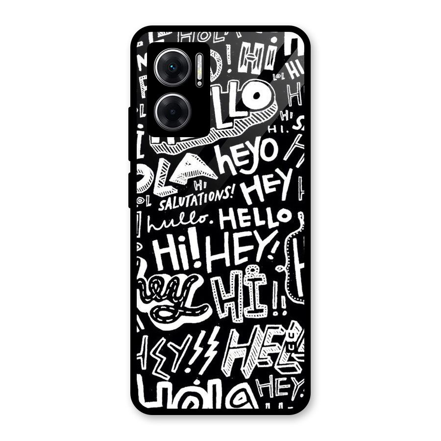 My Friend Glass Back Case for Redmi 11 Prime 5G