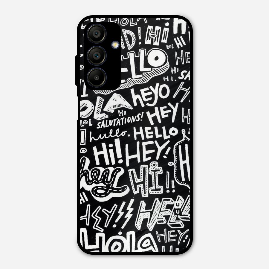 My Friend Metal Back Case for Galaxy A15 5G