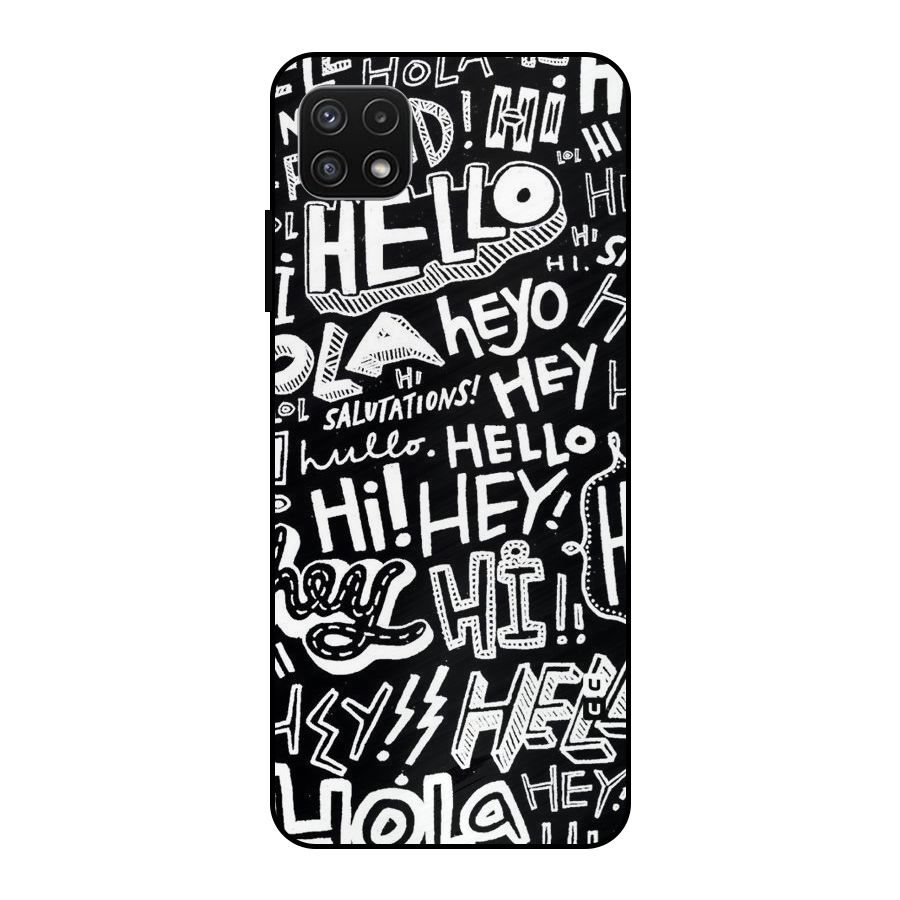 My Friend Metal Back Case for Galaxy A22 5G