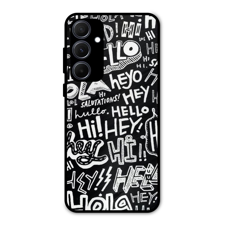 My Friend Metal Back Case for Galaxy A35