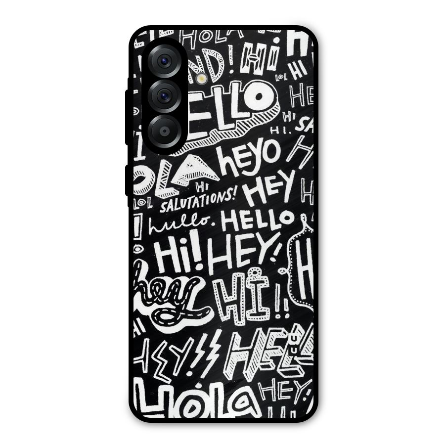 My Friend Metal Back Case for Galaxy A36
