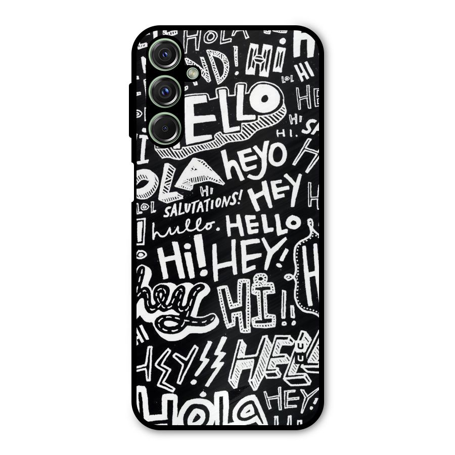 My Friend Metal Back Case for Galaxy M34