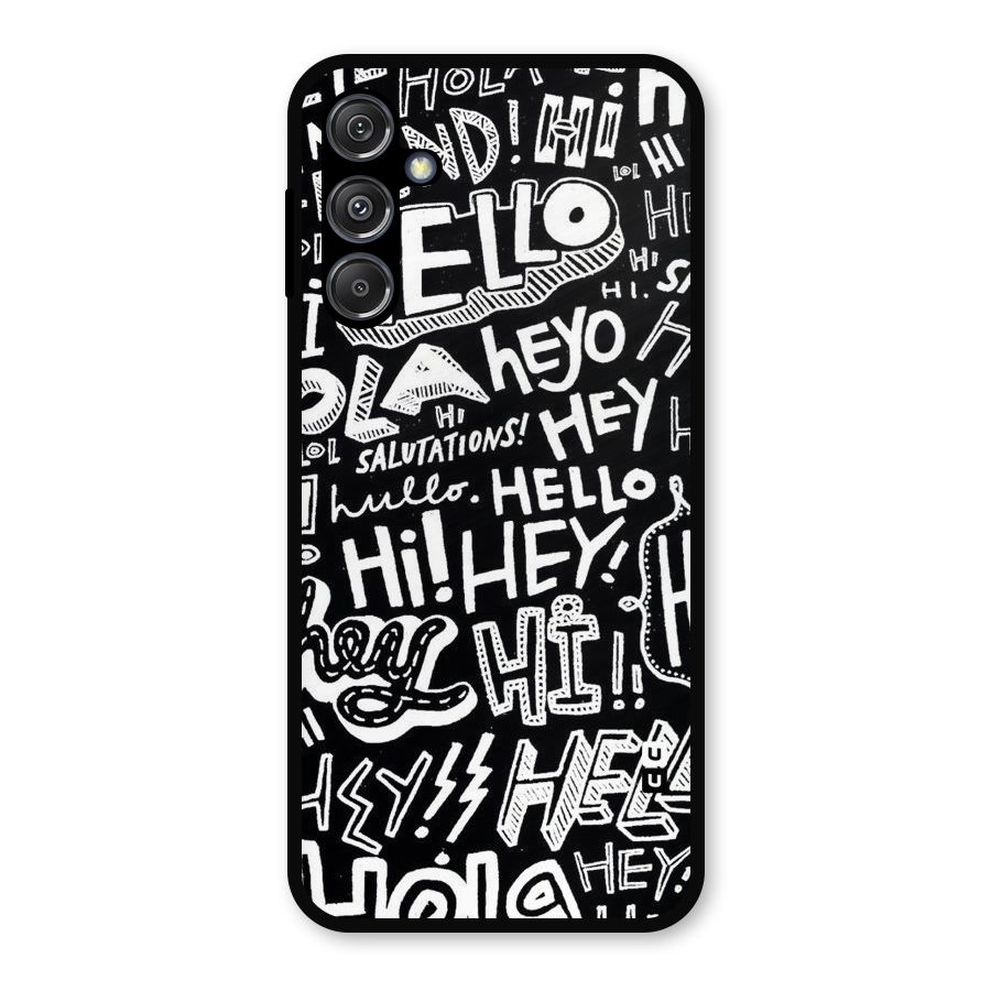 My Friend Metal Back Case for Galaxy M34 5G