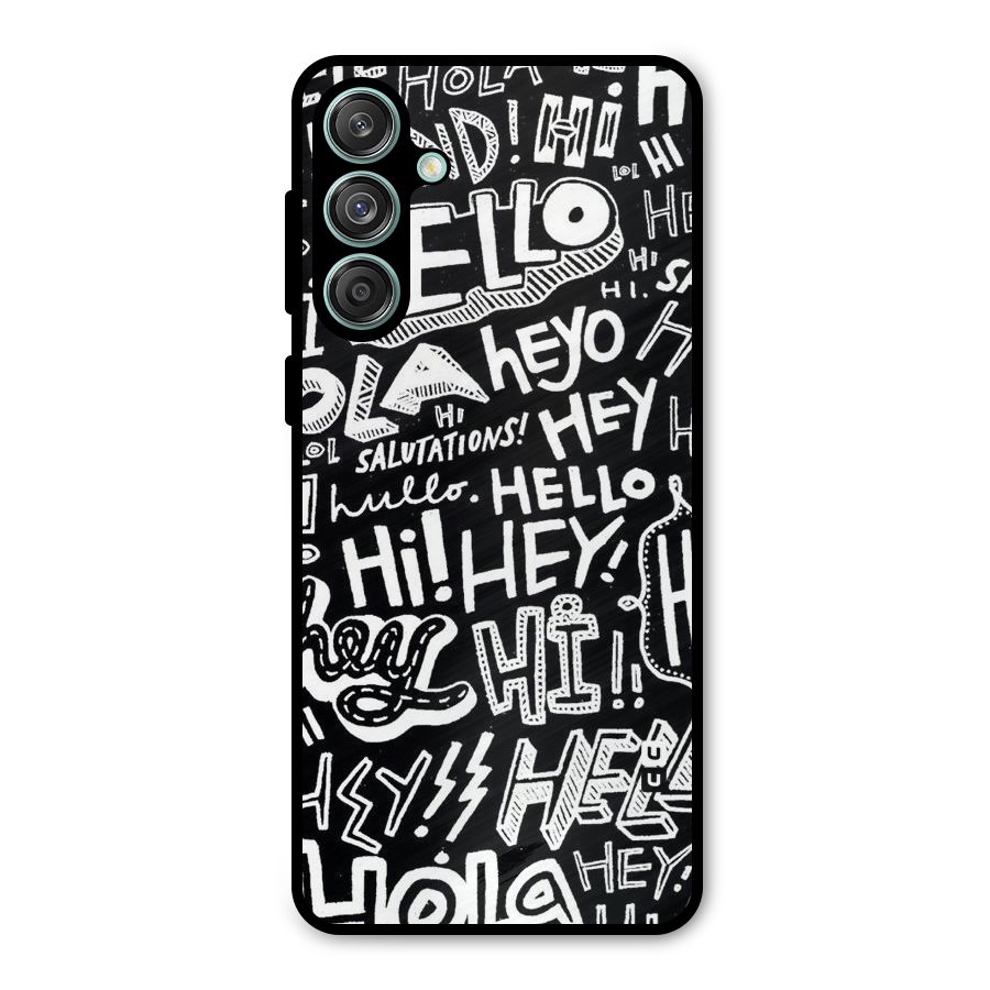My Friend Metal Back Case for Galaxy M55 5G