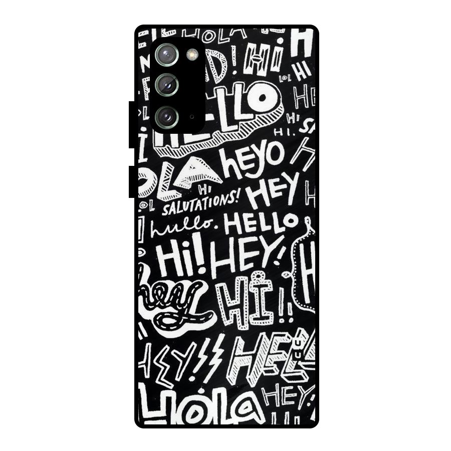 My Friend Metal Back Case for Galaxy Note 20
