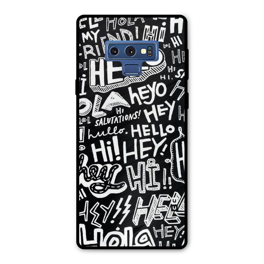 My Friend Metal Back Case for Galaxy Note 9