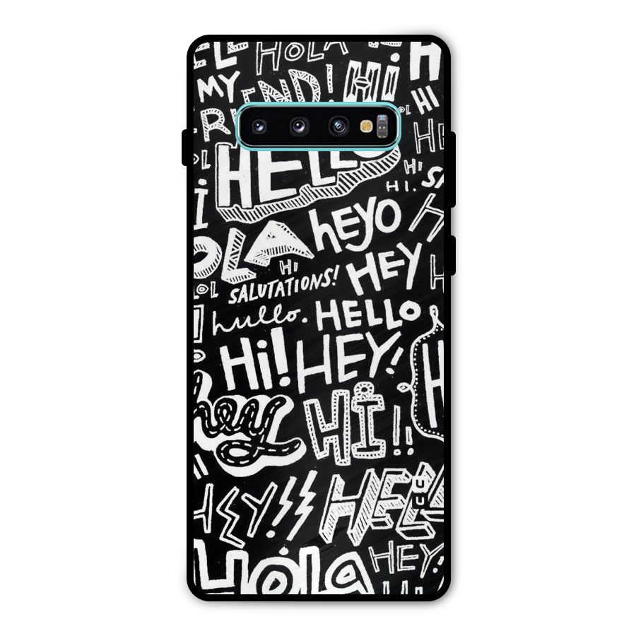 My Friend Metal Back Case for Galaxy S10 Plus