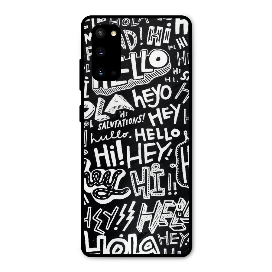 My Friend Metal Back Case for Galaxy S20