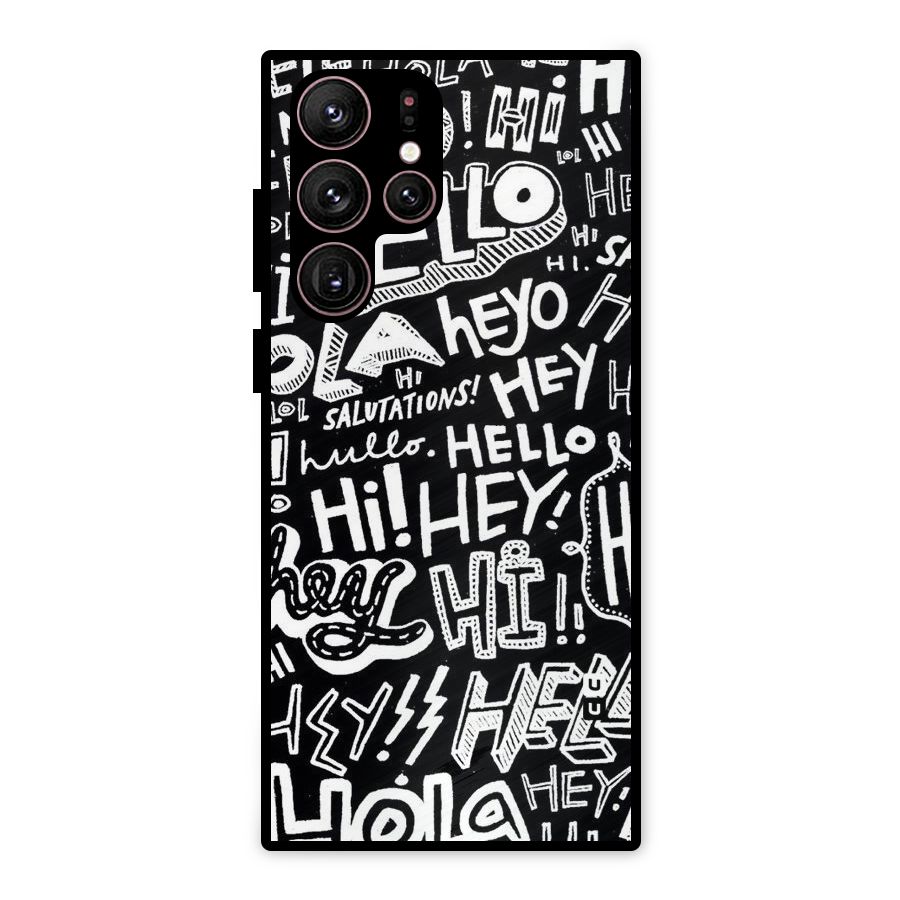 My Friend Metal Back Case for Galaxy S22 Ultra 5G