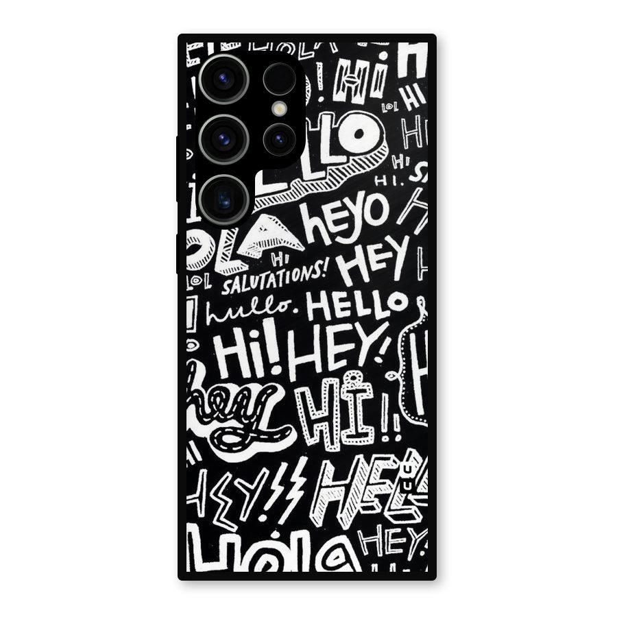 My Friend Metal Back Case for Galaxy S23 Ultra