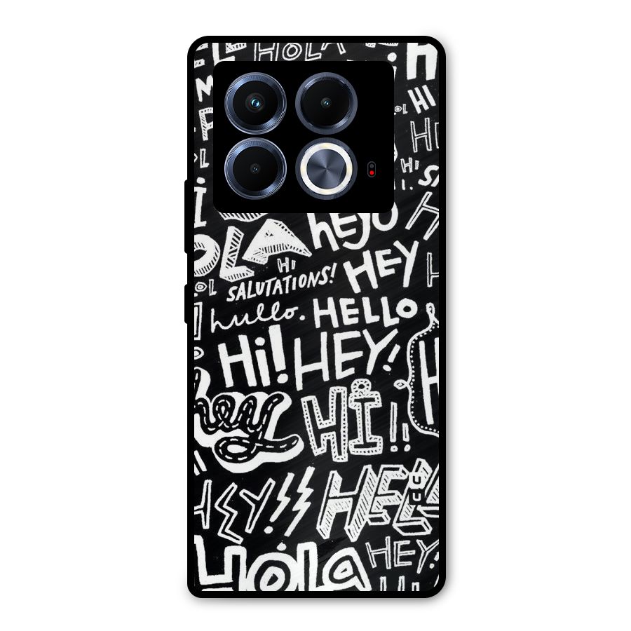 My Friend Metal Back Case for Infinix Note 40 5G