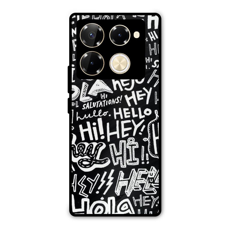 My Friend Metal Back Case for Infinix Note 40 Pro