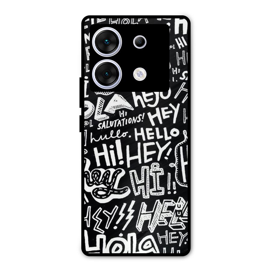 My Friend Metal Back Case for Infinix Zero 30 5G