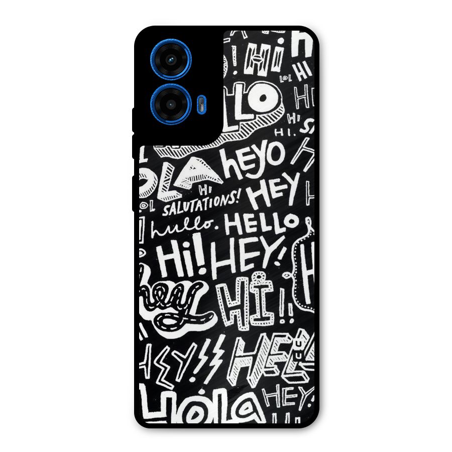My Friend Metal Back Case for Moto G45