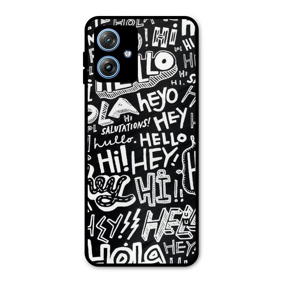 My Friend Metal Back Case for Moto G54