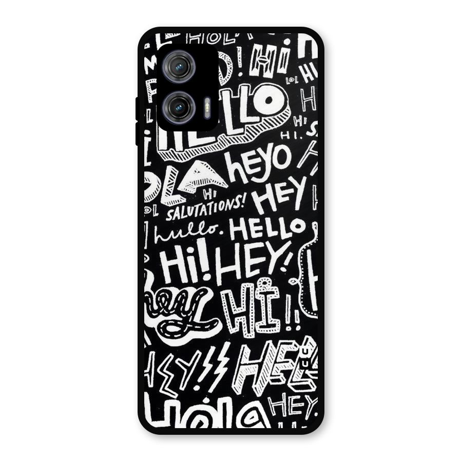 My Friend Metal Back Case for Moto G73