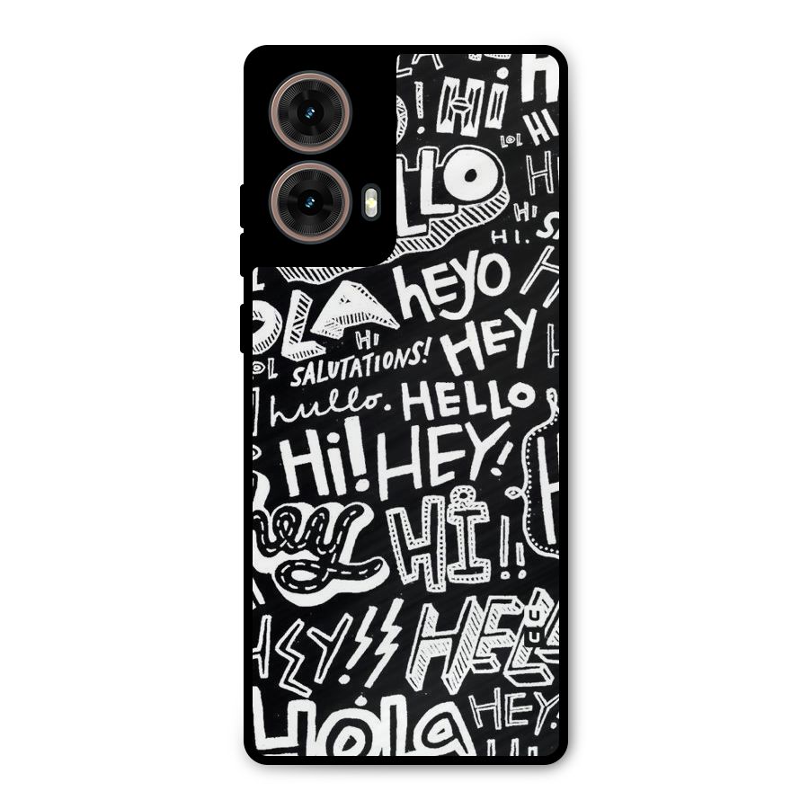 My Friend Metal Back Case for Moto G85