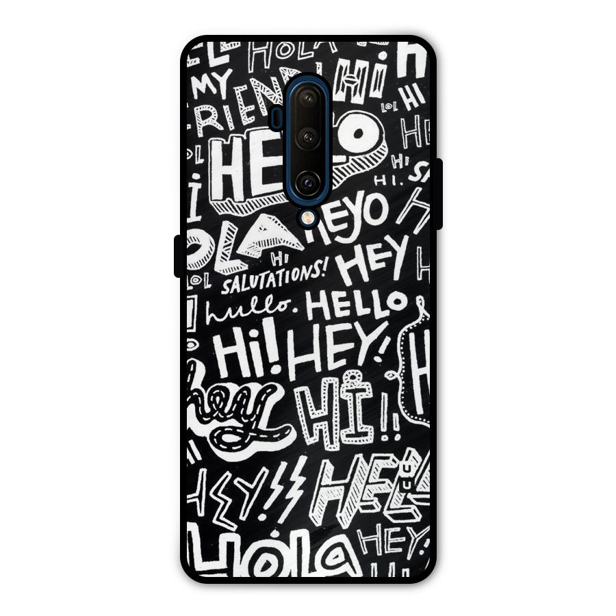 My Friend Metal Back Case for OnePlus 7T Pro