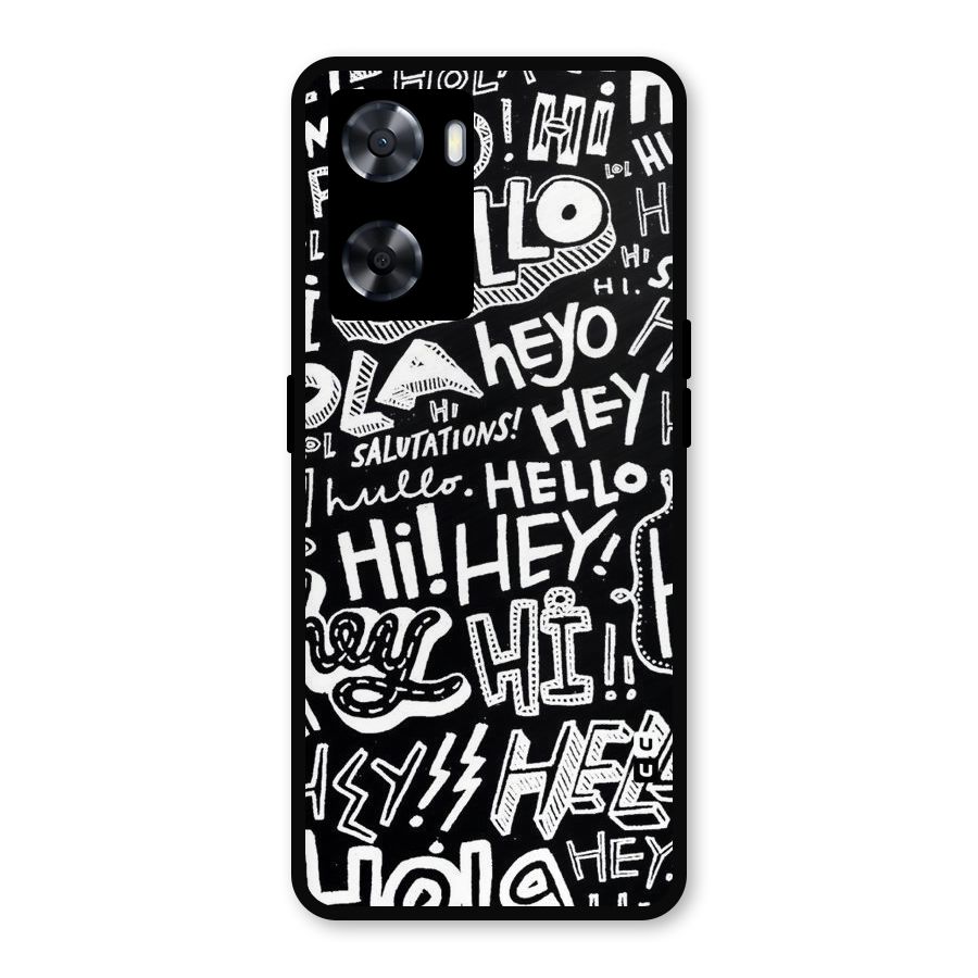My Friend Metal Back Case for Oppo A57 2022