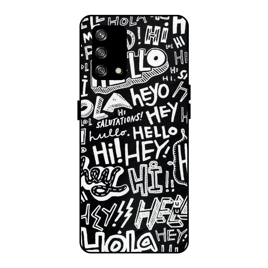 My Friend Metal Back Case for Oppo F19