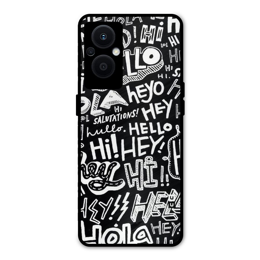 My Friend Metal Back Case for Oppo F21 Pro 5G