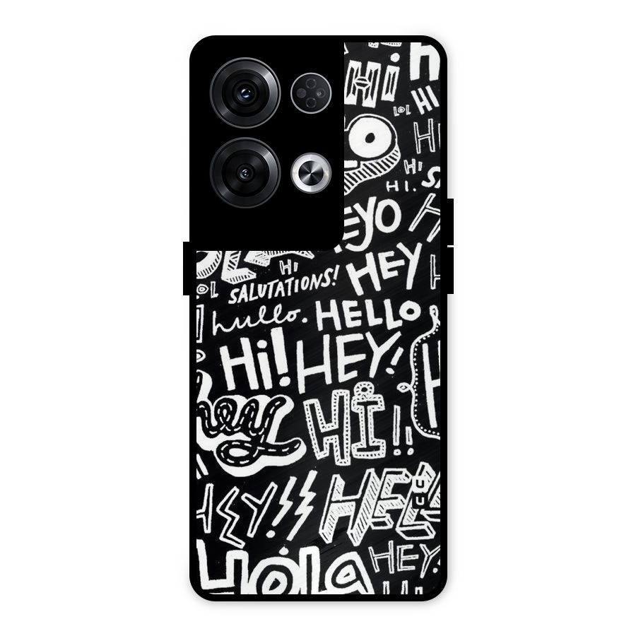 My Friend Metal Back Case for Oppo Reno8 Pro 5G