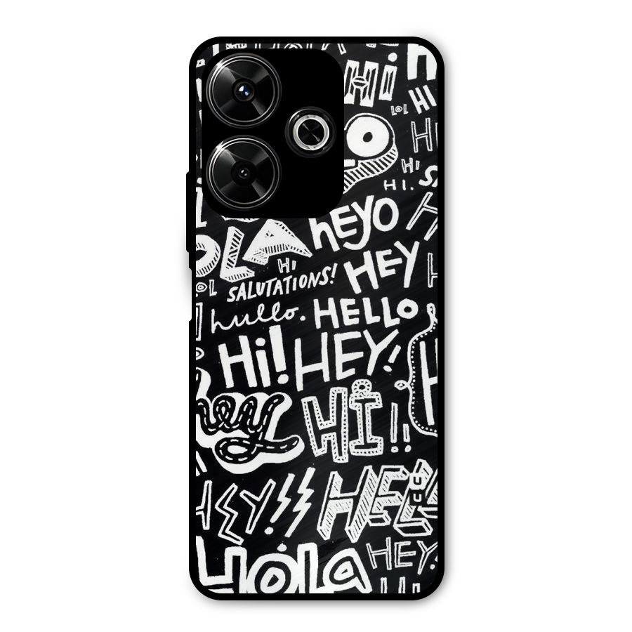 My Friend Metal Back Case for Poco M6 Plus