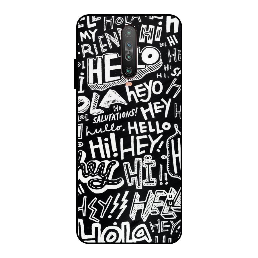 My Friend Metal Back Case for Poco X2
