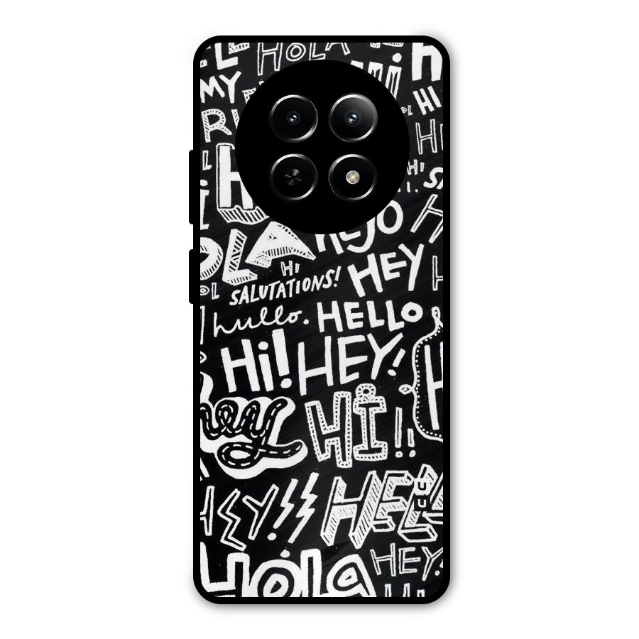 My Friend Metal Back Case for Realme 12 5G