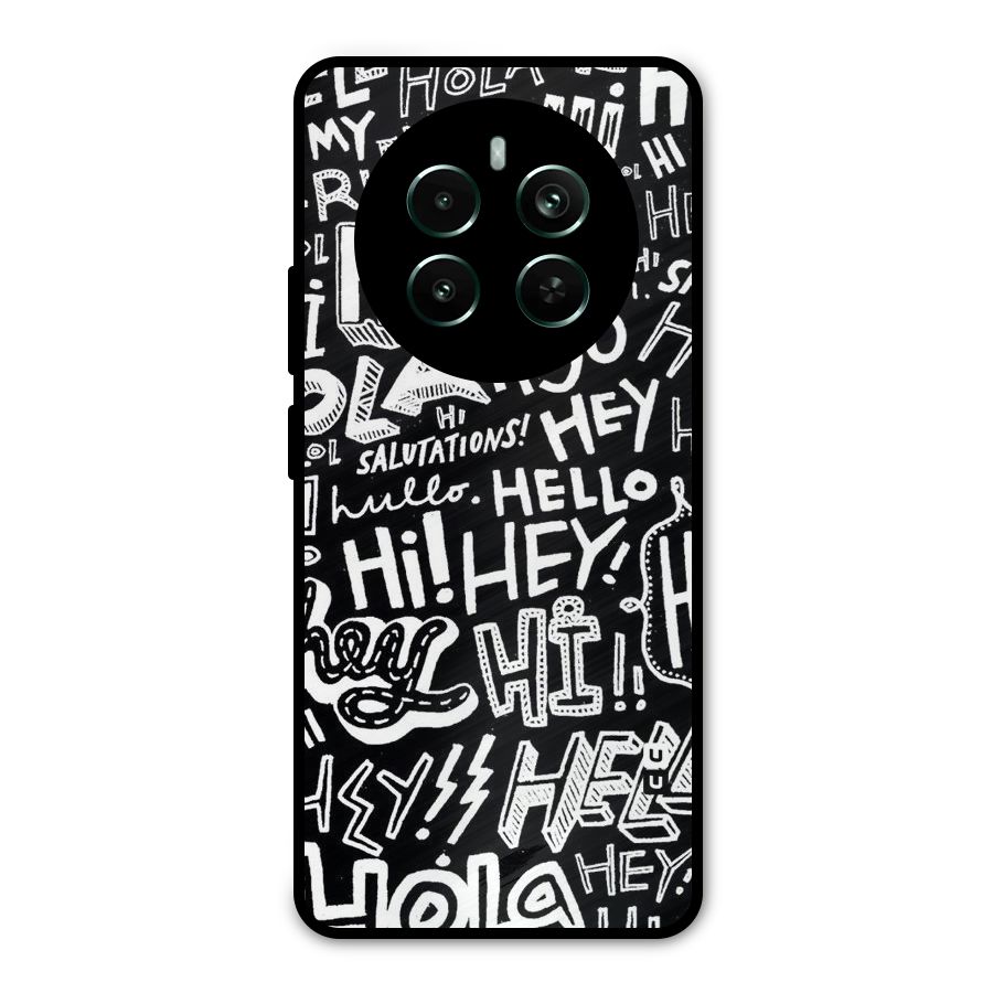 My Friend Metal Back Case for Realme 12 Pro Plus