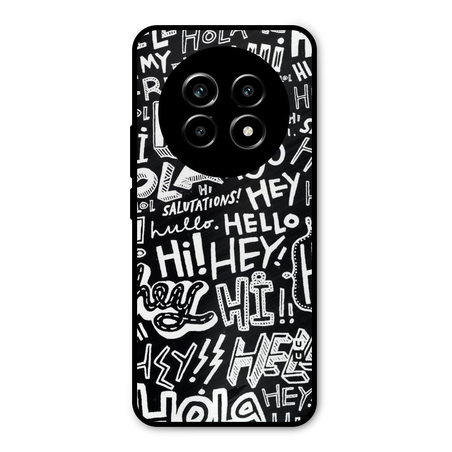 My Friend Metal Back Case for Realme 13 Pro