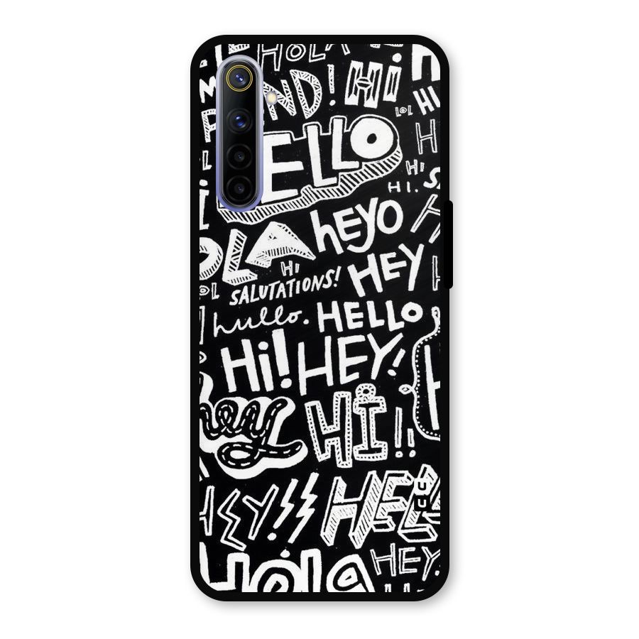 My Friend Metal Back Case for Realme 6