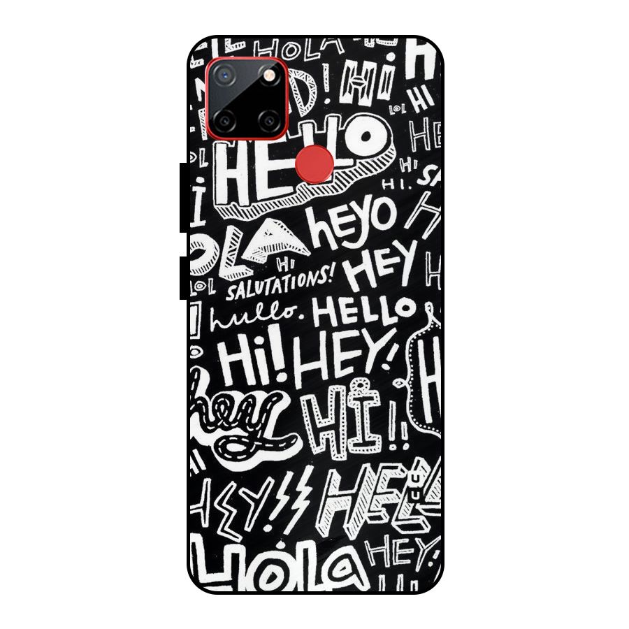 My Friend Metal Back Case for Realme C12