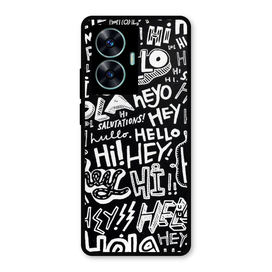 My Friend Metal Back Case for Realme C55
