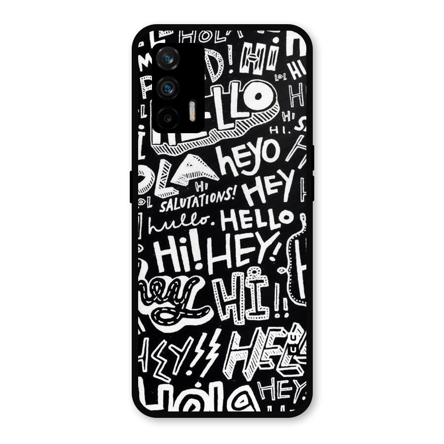 My Friend Metal Back Case for Realme GT 5G