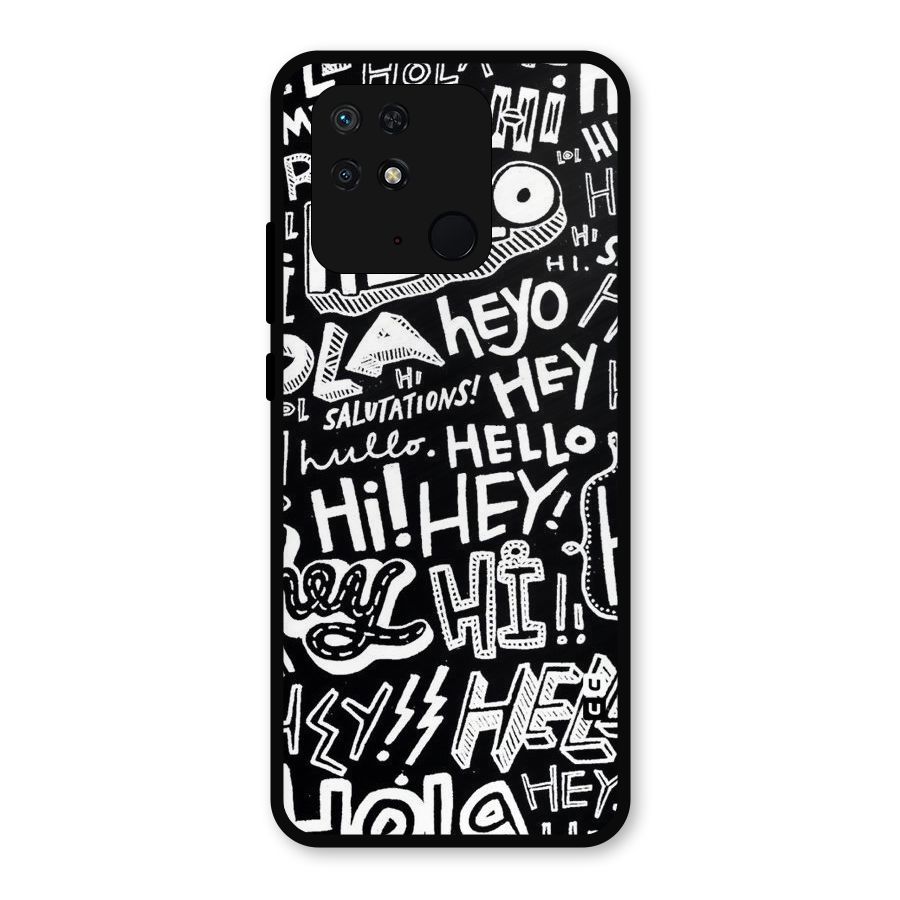 My Friend Metal Back Case for Redmi 10