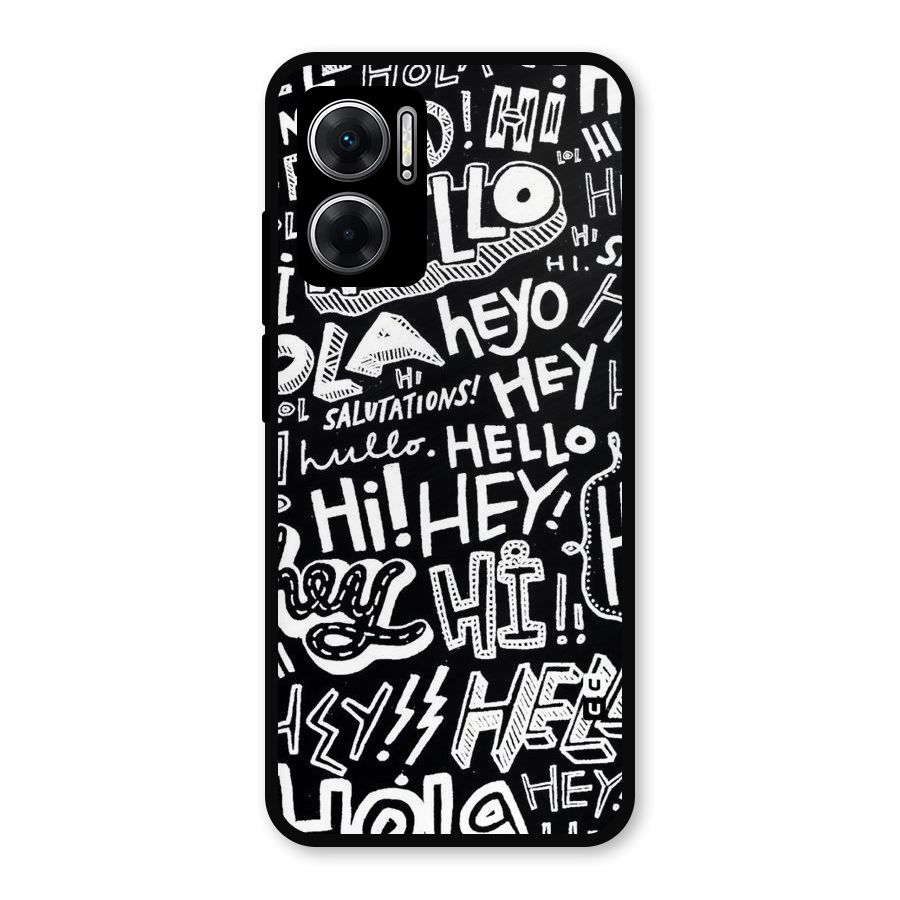 My Friend Metal Back Case for Redmi 11 Prime 5G