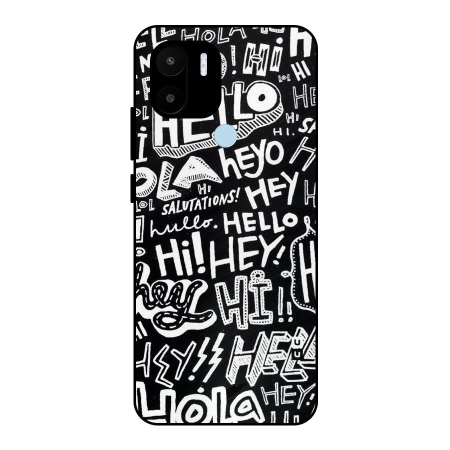 My Friend Metal Back Case for Redmi A2+