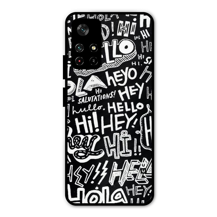 My Friend Metal Back Case for Redmi Note 11T 5G