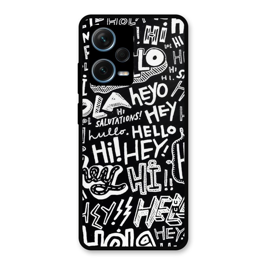 My Friend Metal Back Case for Redmi Note 12 Pro Plus 5G