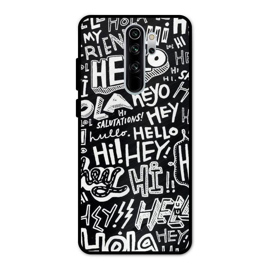 My Friend Metal Back Case for Redmi Note 8 Pro
