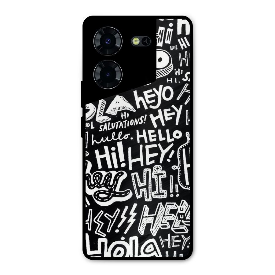 My Friend Metal Back Case for Tecno Pova 5 Pro 5G