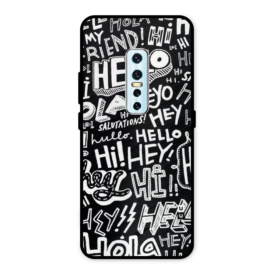 My Friend Metal Back Case for Vivo V17 Pro