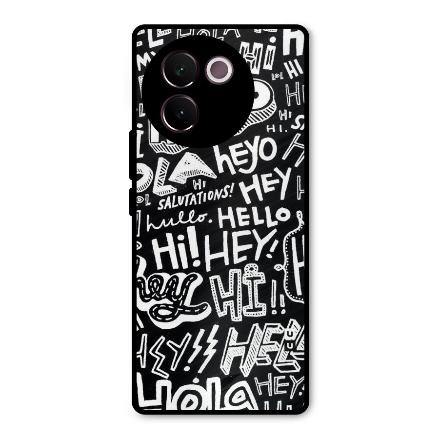 My Friend Metal Back Case for Vivo V30e