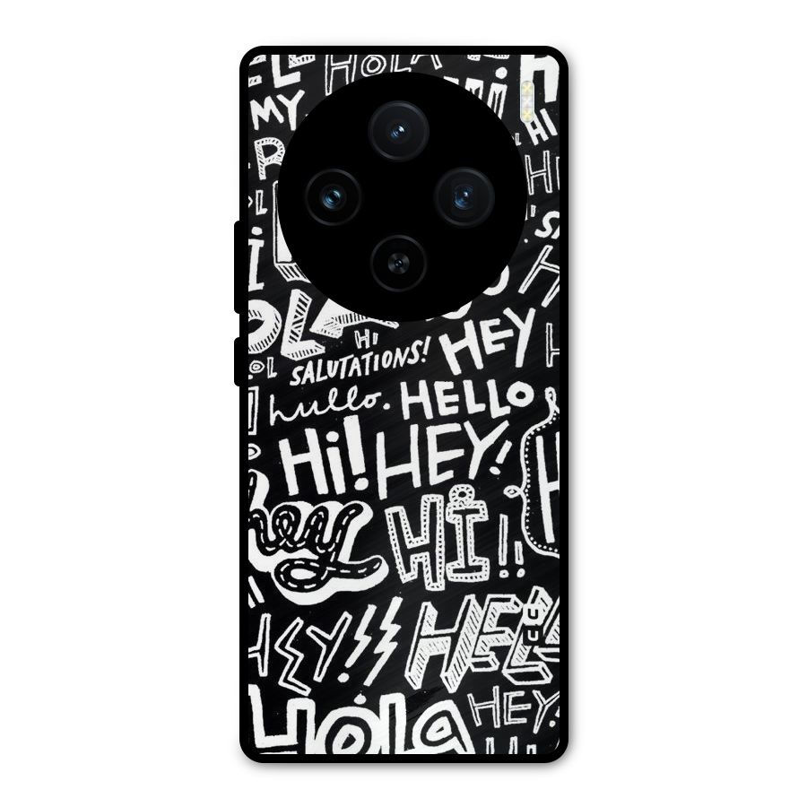 My Friend Metal Back Case for Vivo X100