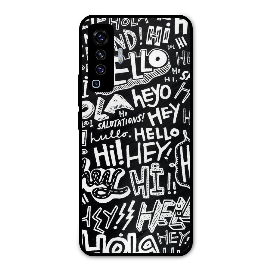My Friend Metal Back Case for Vivo X50
