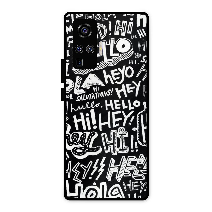 My Friend Metal Back Case for Vivo X50 Pro