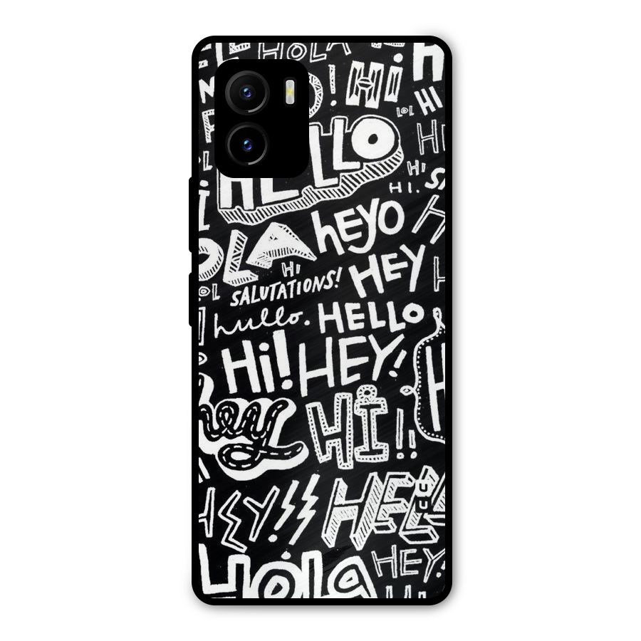 My Friend Metal Back Case for Vivo Y15s
