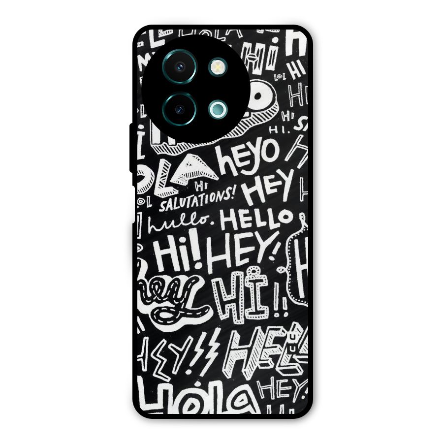 My Friend Metal Back Case for Vivo Y58